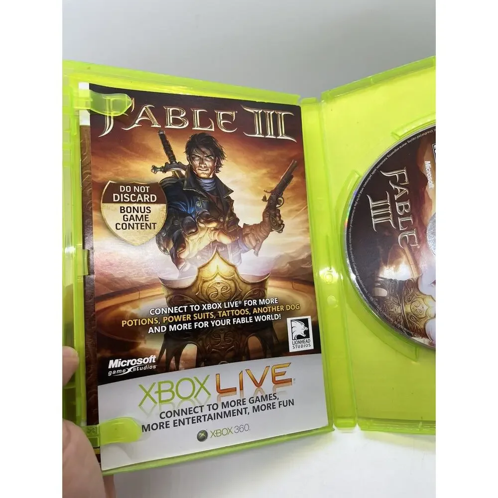 Fable III 3 Xbox 360 - Complete CIB - Tested